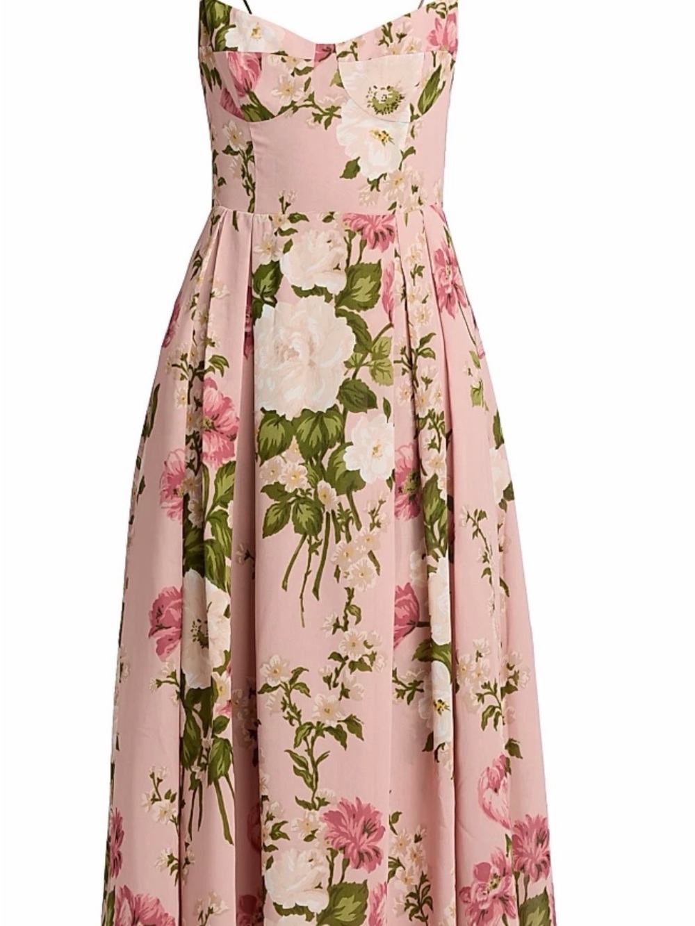 Reformation Pink Floral Maxi Dress